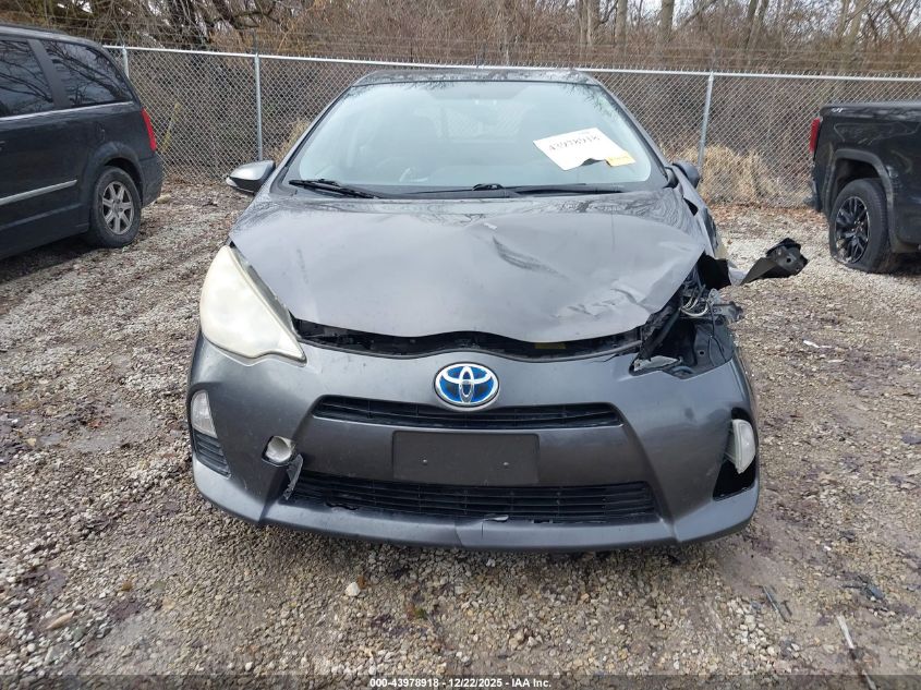 2012 Toyota Prius C Two VIN: JTDKDTB39C1004679 Lot: 43978918