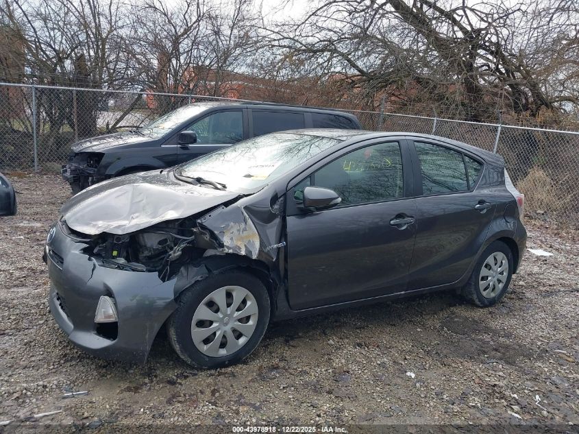 2012 Toyota Prius C Two VIN: JTDKDTB39C1004679 Lot: 43978918