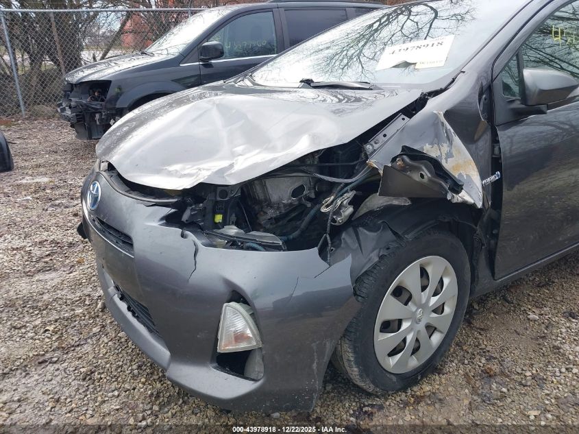 2012 Toyota Prius C Two VIN: JTDKDTB39C1004679 Lot: 43978918