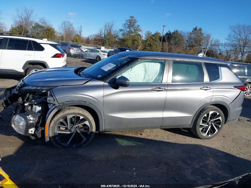 2023 Mitsubishi Outlander Se 2.5 2Wd/Se Black Edition 2Wd/Se Special Edition 2Wd VIN: JA4J3UA85PZ025354 Lot: 43978925