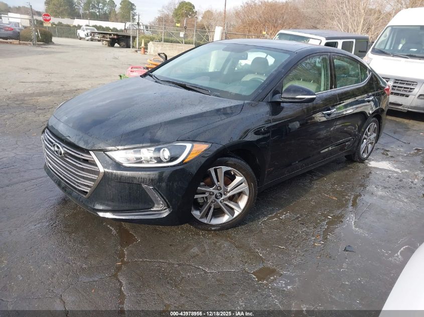 2017 Hyundai Elantra Limited VIN: 5NPD84LF2HH153477 Lot: 43978956