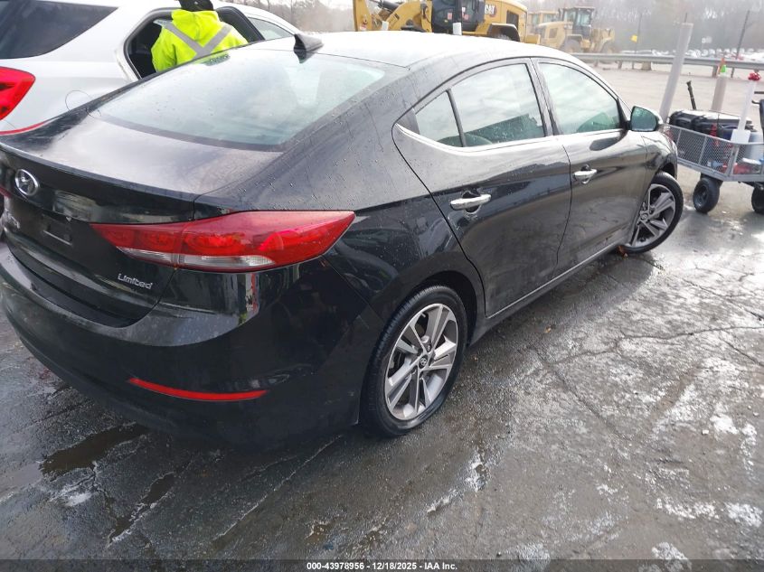 2017 Hyundai Elantra Limited VIN: 5NPD84LF2HH153477 Lot: 43978956