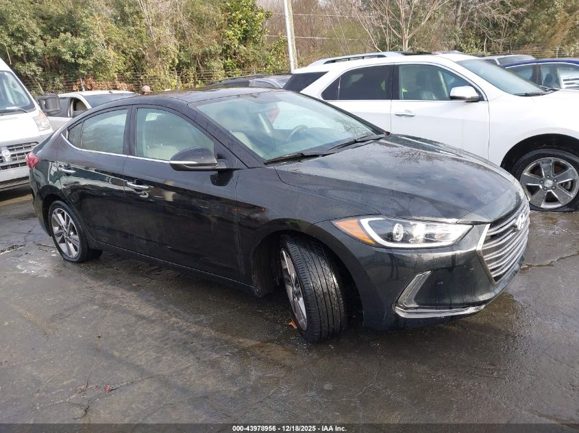 2017 Hyundai Elantra Limited VIN: 5NPD84LF2HH153477 Lot: 43978956