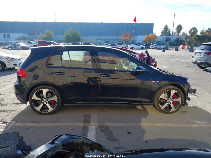 2016 Volkswagen Golf Gti Autobahn W/Performance Package 4-Door VIN: 3VW547AU9GM056575 Lot: 43978958