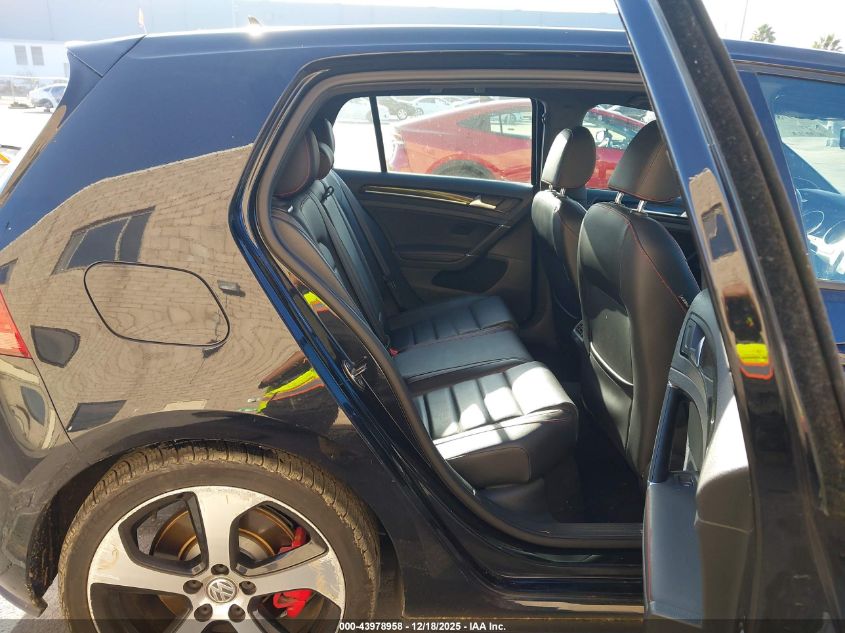 2016 Volkswagen Golf Gti Autobahn W/Performance Package 4-Door VIN: 3VW547AU9GM056575 Lot: 43978958