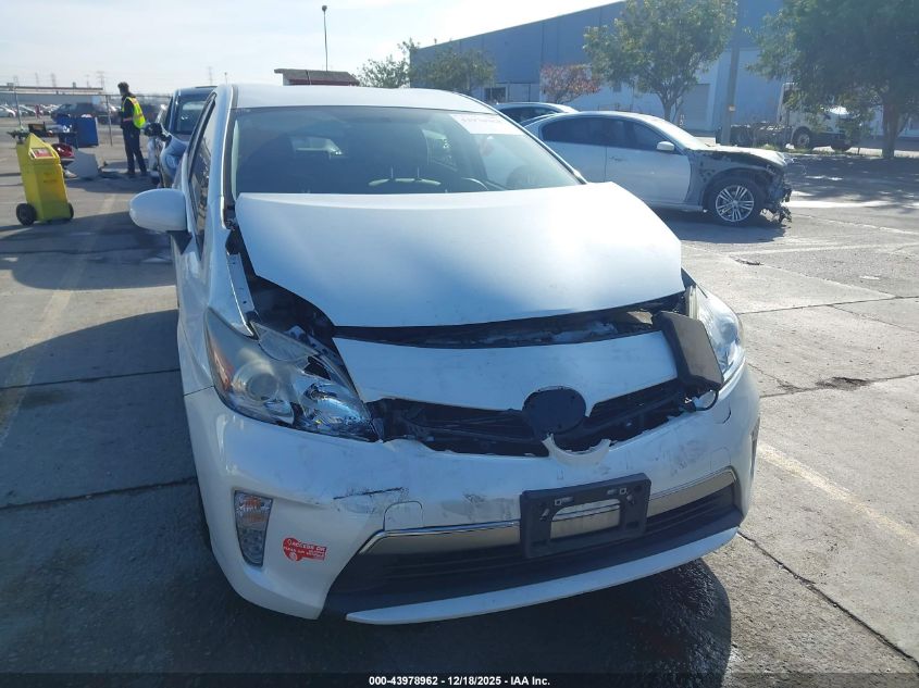 2013 Toyota Prius Plug-In VIN: JTDKN3DP6D3048108 Lot: 43978962