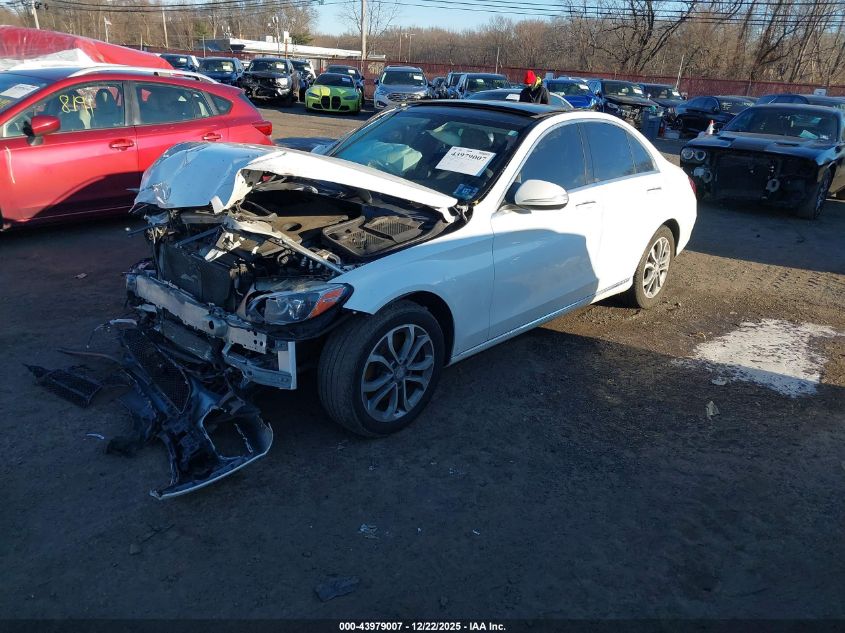 2015 Mercedes-Benz C 300 4Matic VIN: 55SWF4KBXFU081919 Lot: 43979007