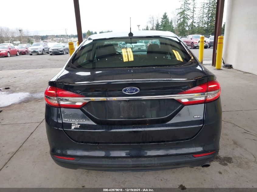 2018 Ford Fusion Se VIN: 3FA6P0H7XJR250781 Lot: 43979016