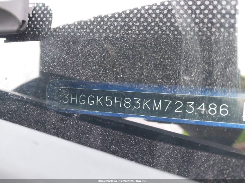 2019 Honda Fit Ex VIN: 3HGGK5H83KM723486 Lot: 43979024