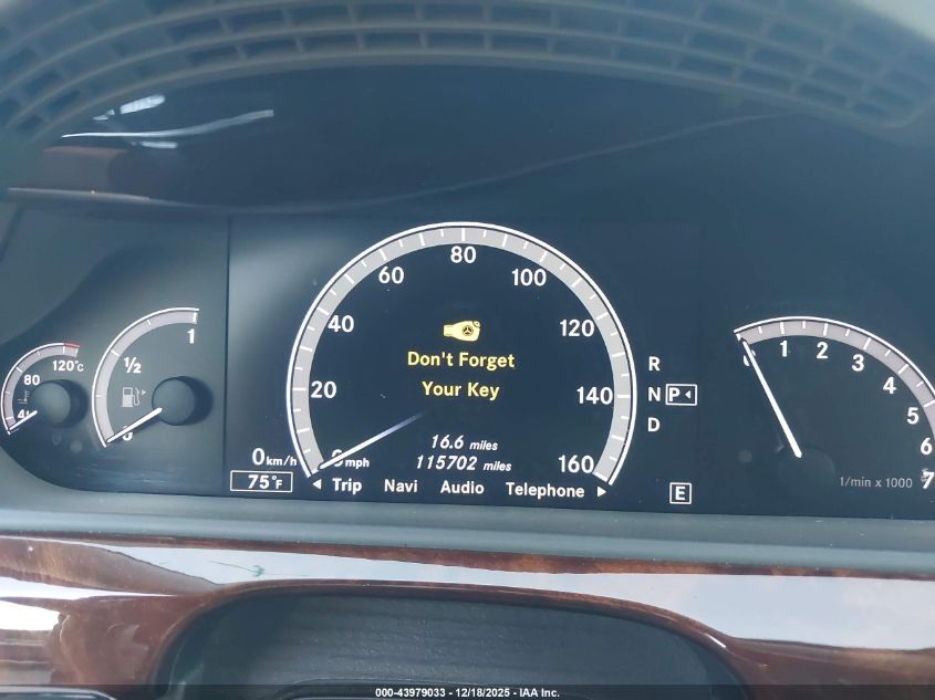 2011 Mercedes-Benz S 550 VIN: WDDNG7BB1BA390246 Lot: 43979033