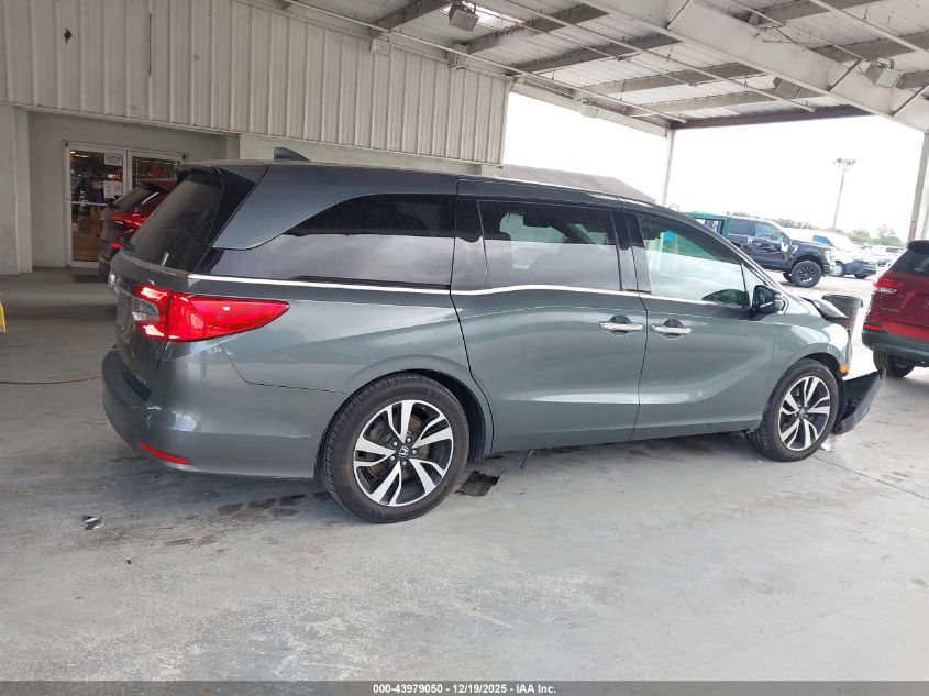 2020 Honda Odyssey Elite VIN: 5FNRL6H94LB033173 Lot: 43979050