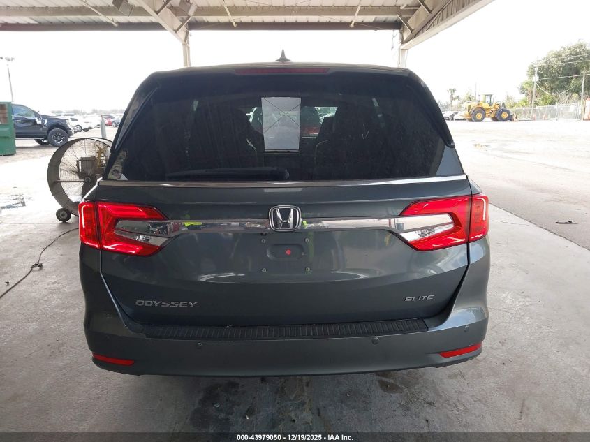 2020 Honda Odyssey Elite VIN: 5FNRL6H94LB033173 Lot: 43979050