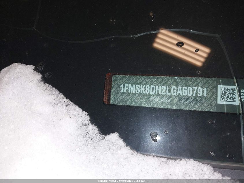 2020 Ford Explorer Xlt VIN: 1FMSK8DH2LGA60791 Lot: 43979054