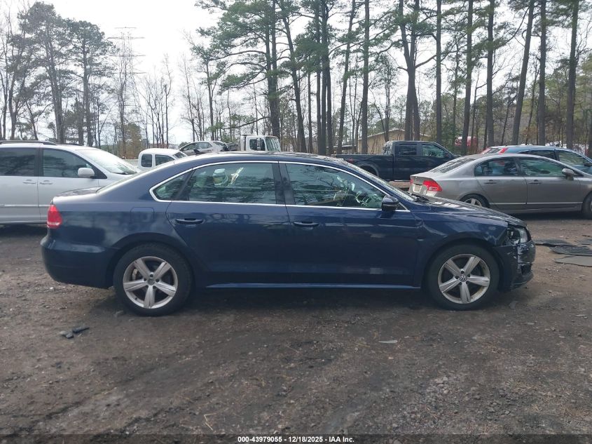2012 Volkswagen Passat 2.5L Se VIN: 1VWBP7A34CC007023 Lot: 43979055