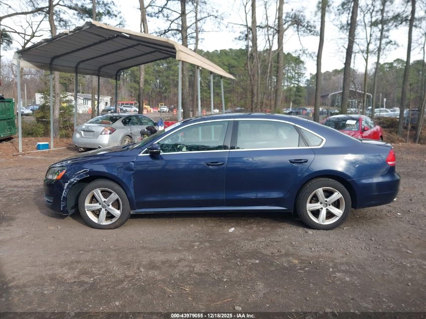 2012 Volkswagen Passat 2.5L Se VIN: 1VWBP7A34CC007023 Lot: 43979055