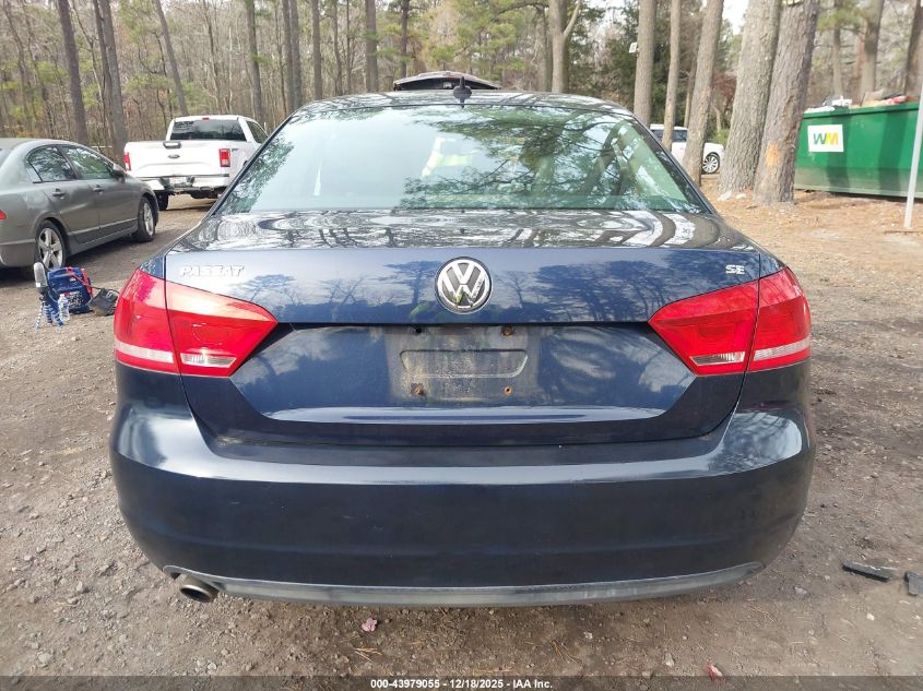 2012 Volkswagen Passat 2.5L Se VIN: 1VWBP7A34CC007023 Lot: 43979055