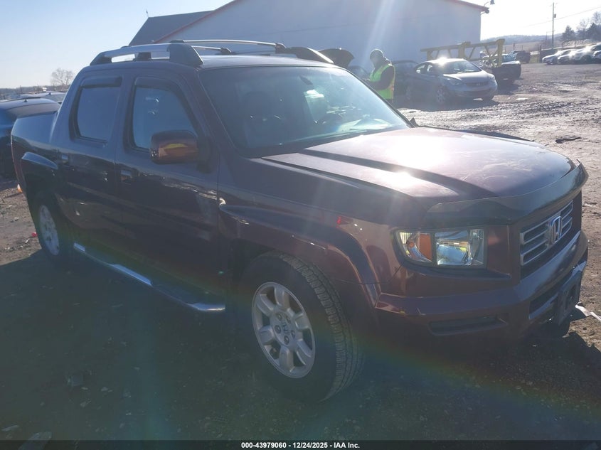 2HJYK16537H545472 2007 Honda Ridgeline Rtl auction photo 1