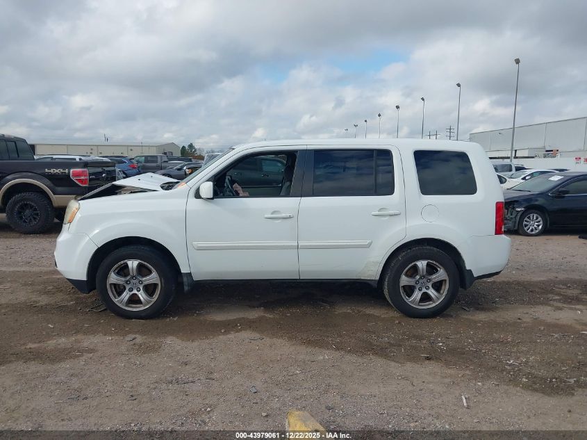 2012 Honda Pilot Ex-L VIN: 5FNYF3H55CB009625 Lot: 43979061