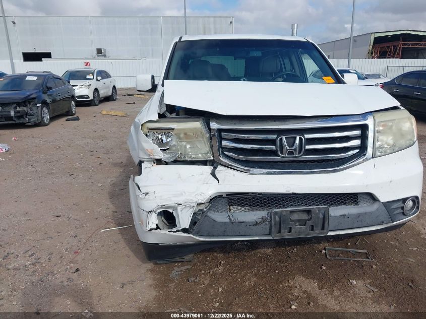 2012 Honda Pilot Ex-L VIN: 5FNYF3H55CB009625 Lot: 43979061