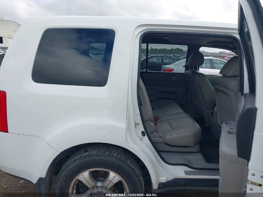 2012 Honda Pilot Ex-L VIN: 5FNYF3H55CB009625 Lot: 43979061