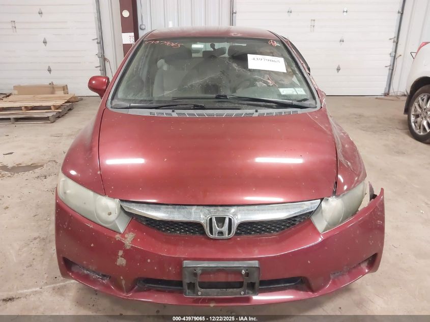 2010 Honda Civic Lx VIN: 2HGFA1F57AH535132 Lot: 43979065