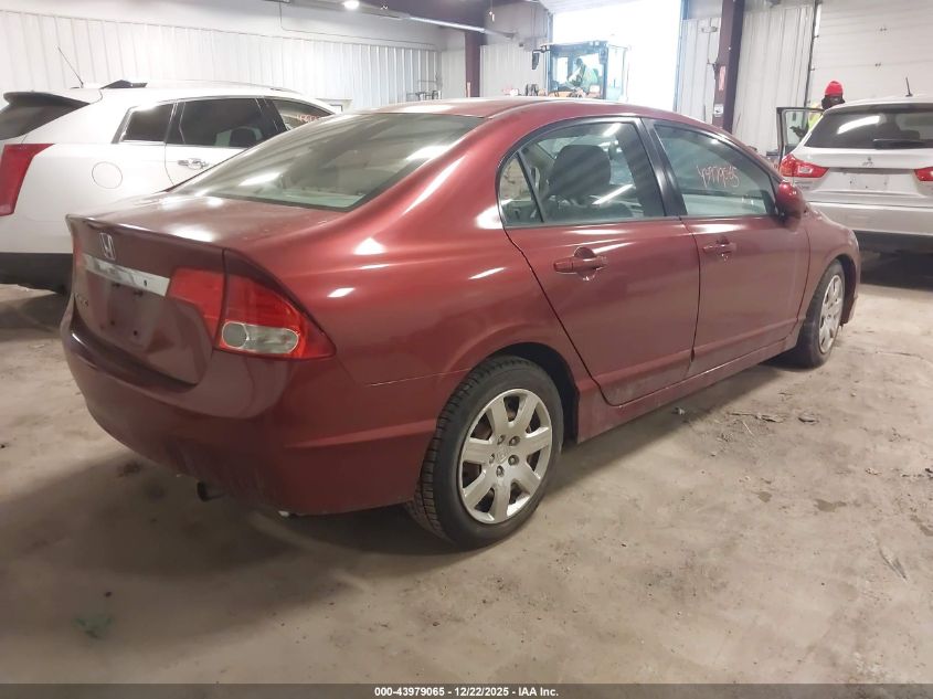 2010 Honda Civic Lx VIN: 2HGFA1F57AH535132 Lot: 43979065