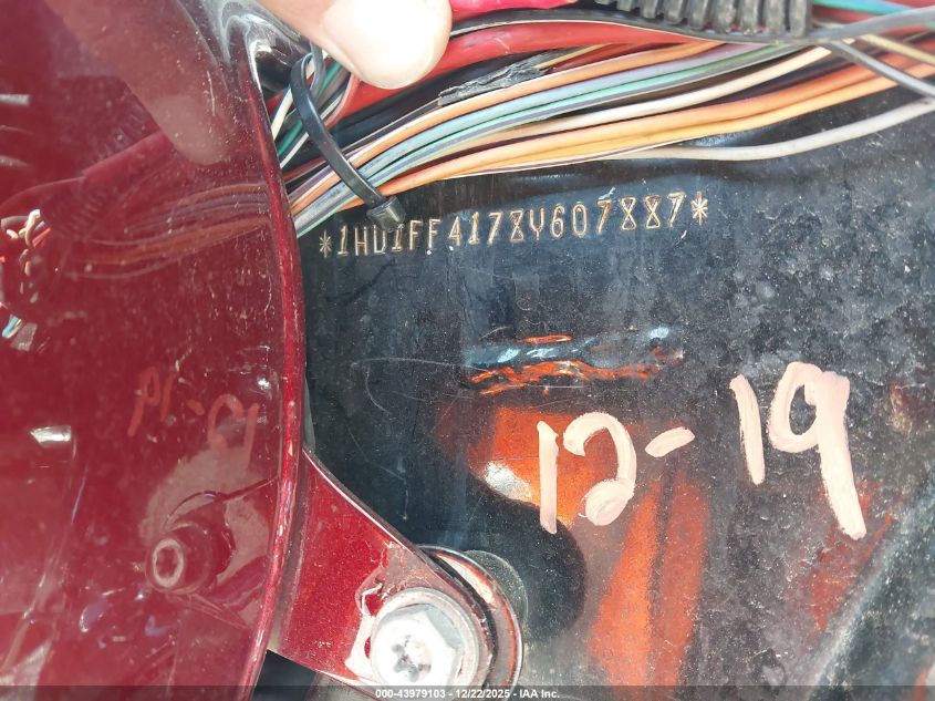 2008 Harley-Davidson Flht Classic VIN: 1HD1FF4178Y607887 Lot: 43979103