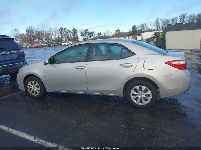 2015 Toyota Corolla L VIN: 2T1BURHE9FC352137 Lot: 43979122