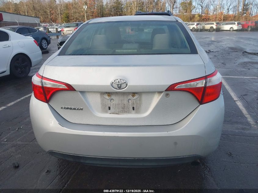 2015 Toyota Corolla L VIN: 2T1BURHE9FC352137 Lot: 43979122