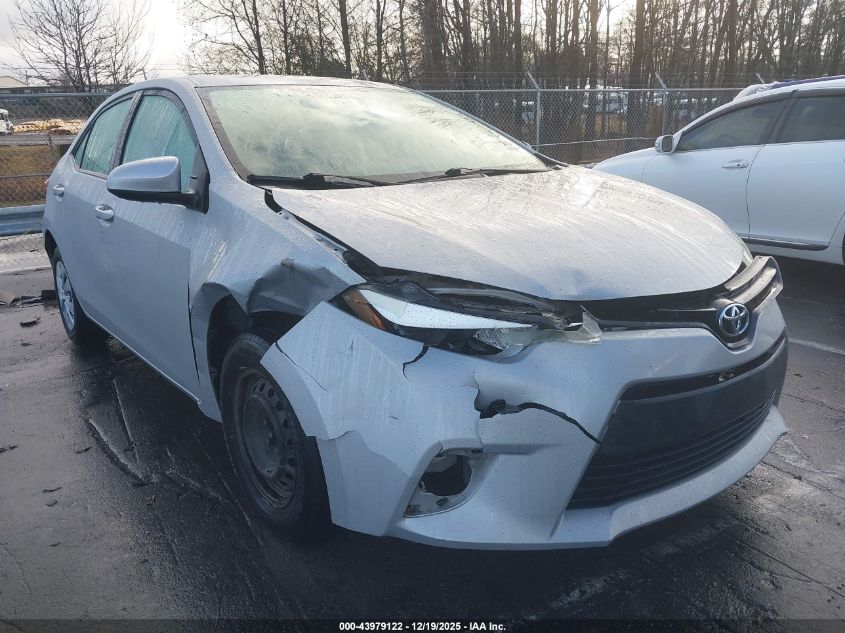 2015 Toyota Corolla L VIN: 2T1BURHE9FC352137 Lot: 43979122
