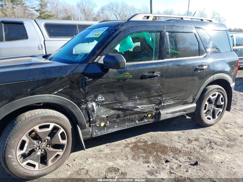 2022 Ford Bronco Sport Outer Banks VIN: 3FMCR9C67NRD95210 Lot: 43979124