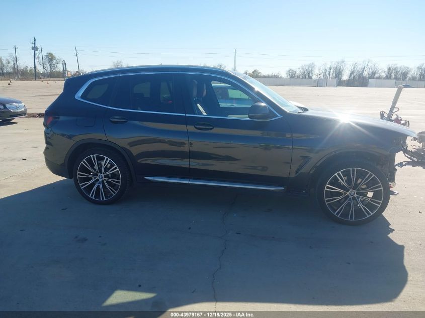 2023 BMW X3 xDrive30I VIN: WBX57DP05PN221706 Lot: 43979167