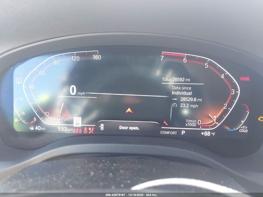 2023 BMW X3 xDrive30I VIN: WBX57DP05PN221706 Lot: 43979167