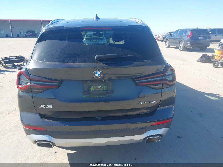 2023 BMW X3 xDrive30I VIN: WBX57DP05PN221706 Lot: 43979167