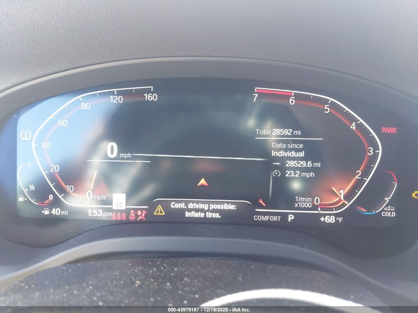 2023 BMW X3 xDrive30I VIN: WBX57DP05PN221706 Lot: 43979167