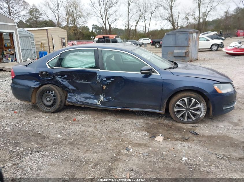 2013 Volkswagen Passat 2.5L Se VIN: 1VWBP7A30DC058035 Lot: 43979177