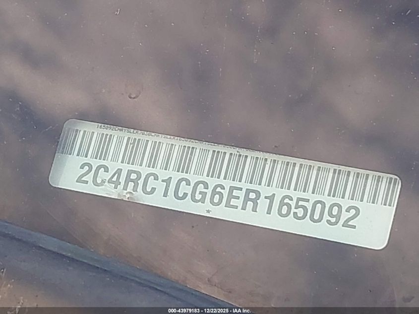 2014 Chrysler Town & Country Touring-L VIN: 2C4RC1CG6ER165092 Lot: 43979183