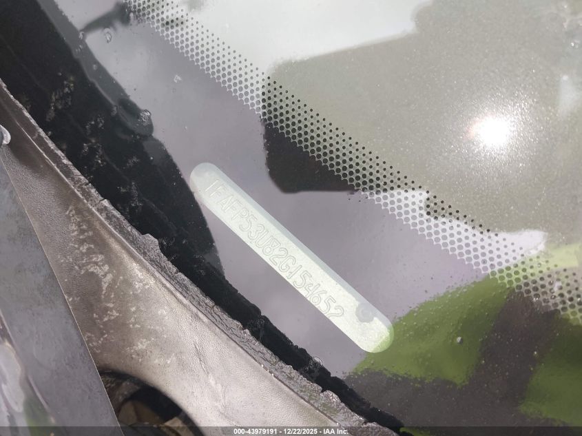 2002 Ford Taurus Se VIN: 1FAFP53U82G154652 Lot: 43979191