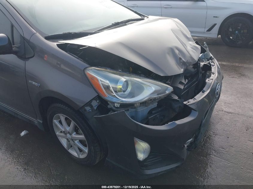 2017 Toyota Prius C One VIN: JTDKDTB30H1592155 Lot: 43979201