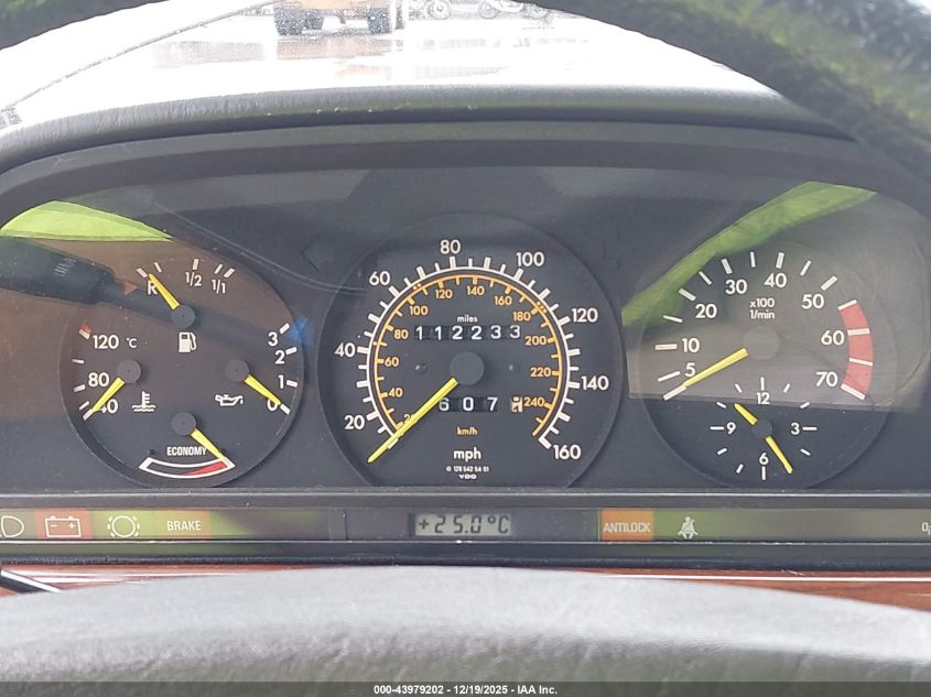 1985 Mercedes-Benz 380 Se VIN: WDBCA32C0FA186420 Lot: 43979202