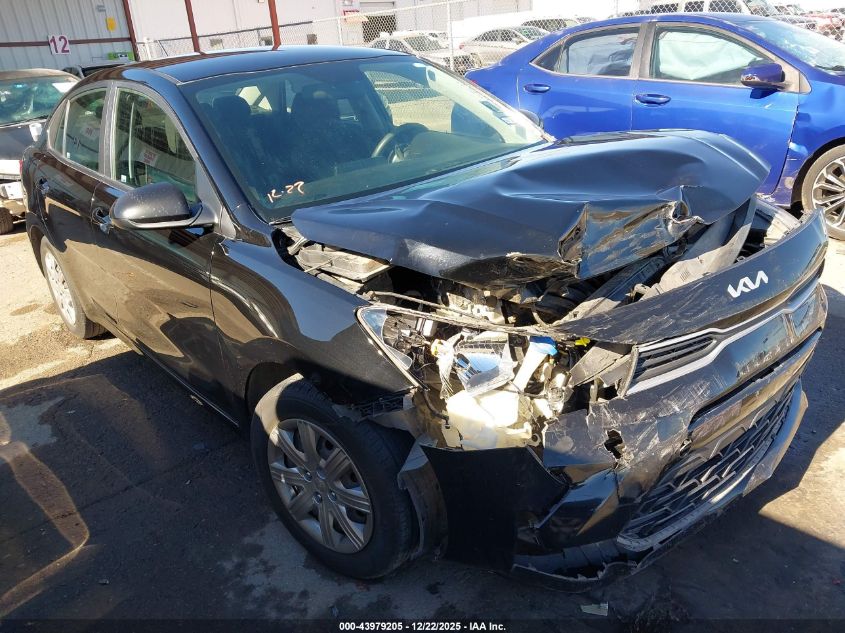 2022 Kia Rio S VIN: 3KPA24AD0NE477646 Lot: 43979205