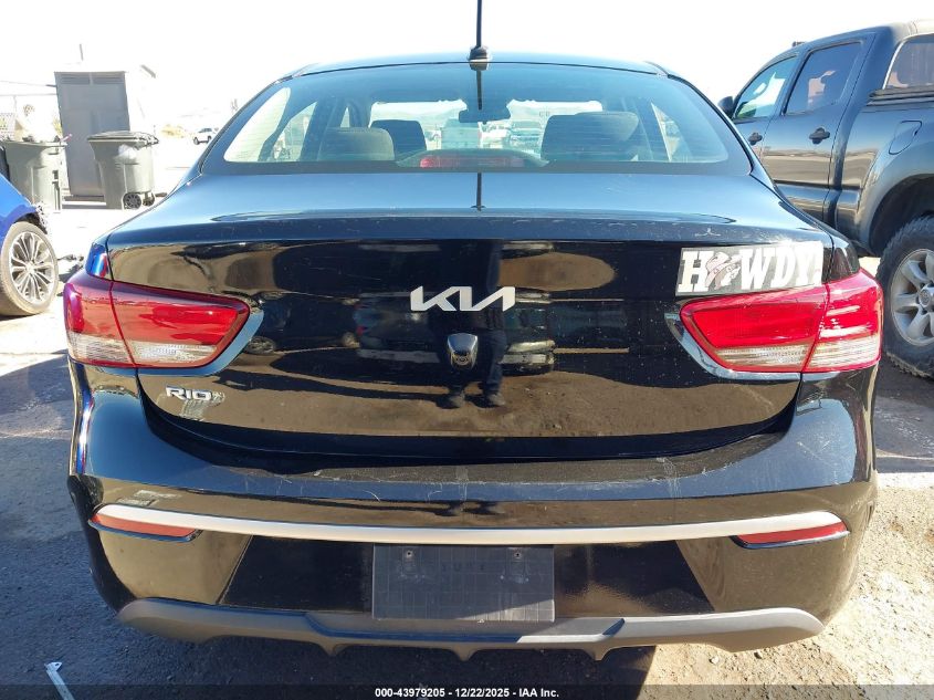 2022 Kia Rio S VIN: 3KPA24AD0NE477646 Lot: 43979205