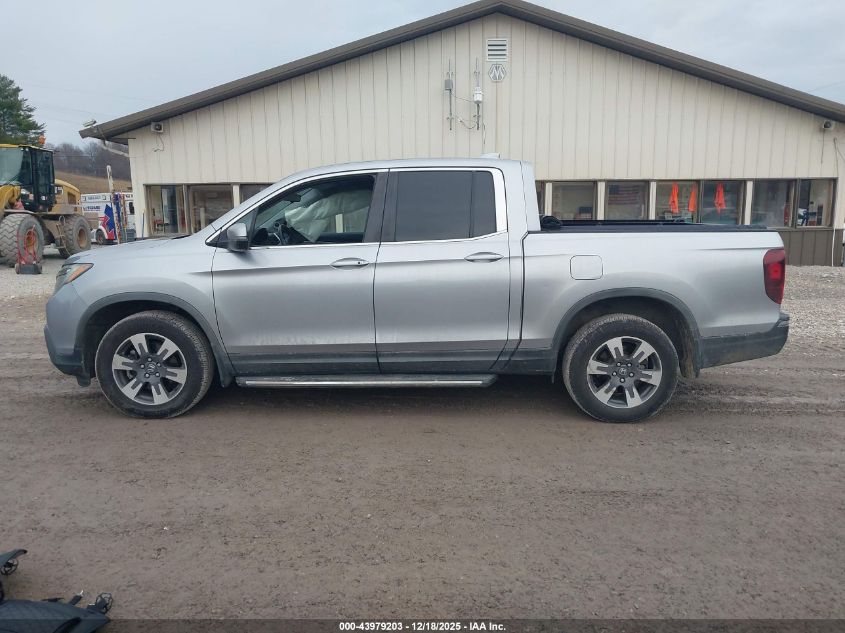 2017 Honda Ridgeline Rtl VIN: 5FPYK3F51HB016147 Lot: 43979203