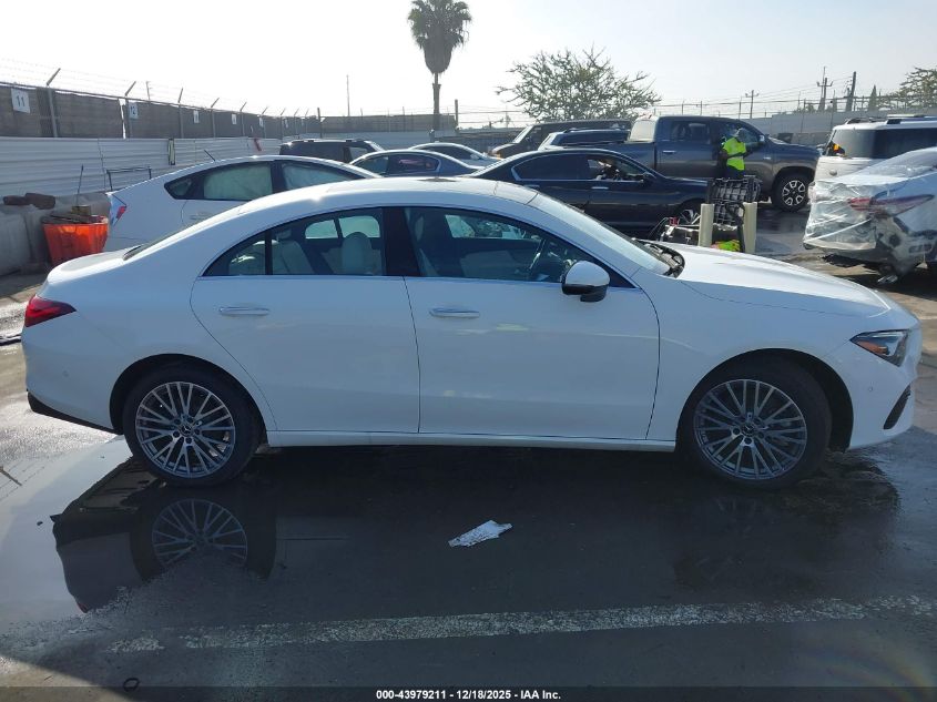 2025 Mercedes-Benz Cla 250 Coupe VIN: W1K5J4GB8SN496209 Lot: 43979211