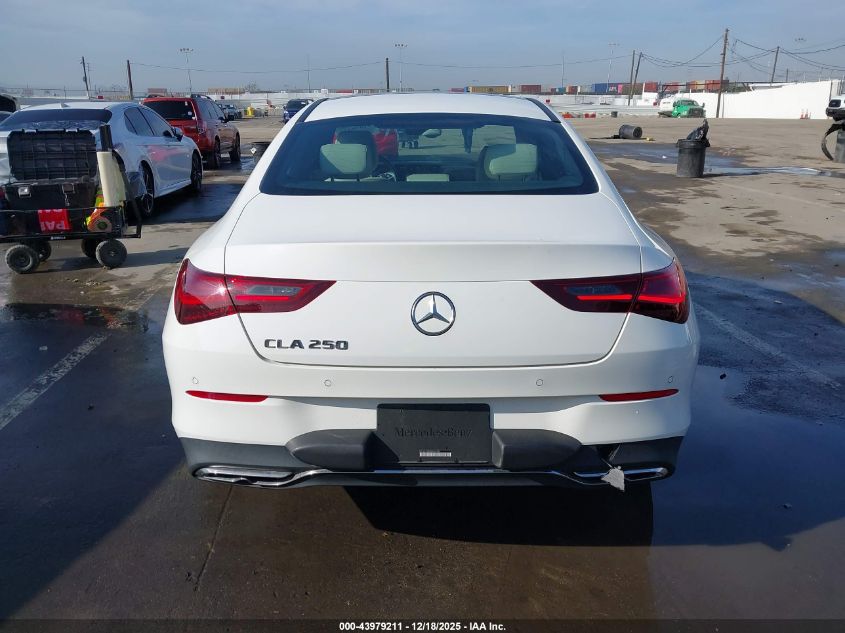 2025 Mercedes-Benz Cla 250 Coupe VIN: W1K5J4GB8SN496209 Lot: 43979211