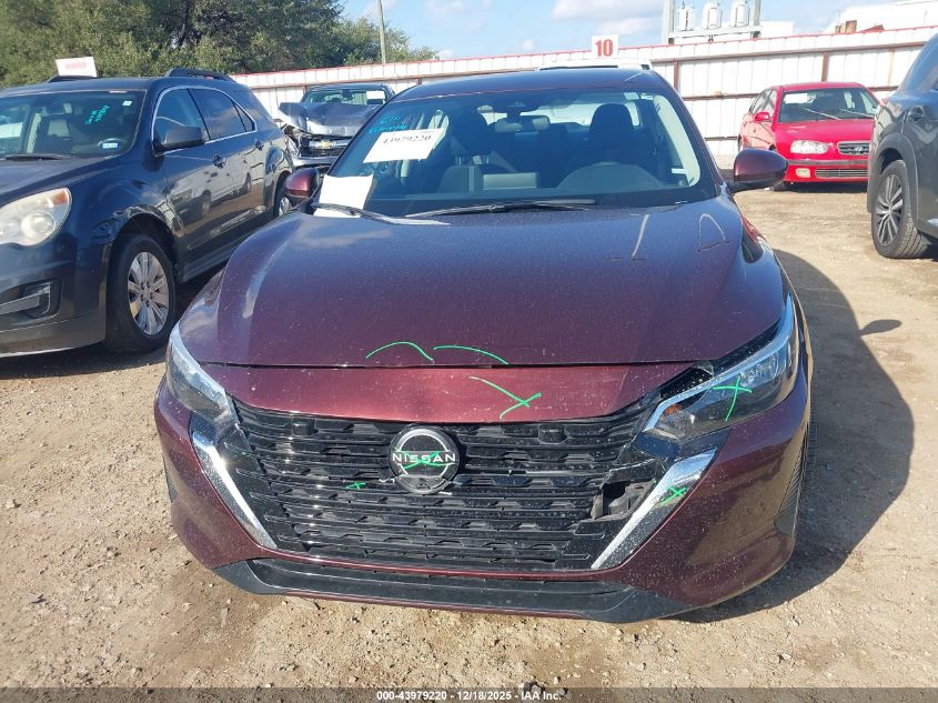 2025 Nissan Sentra Sv VIN: 3N1AB8CV2SY259508 Lot: 43979220