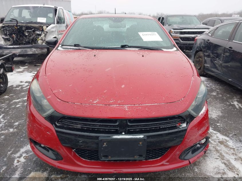 2016 Dodge Dart Sxt VIN: 1C3CDFBB2GD516743 Lot: 43979257