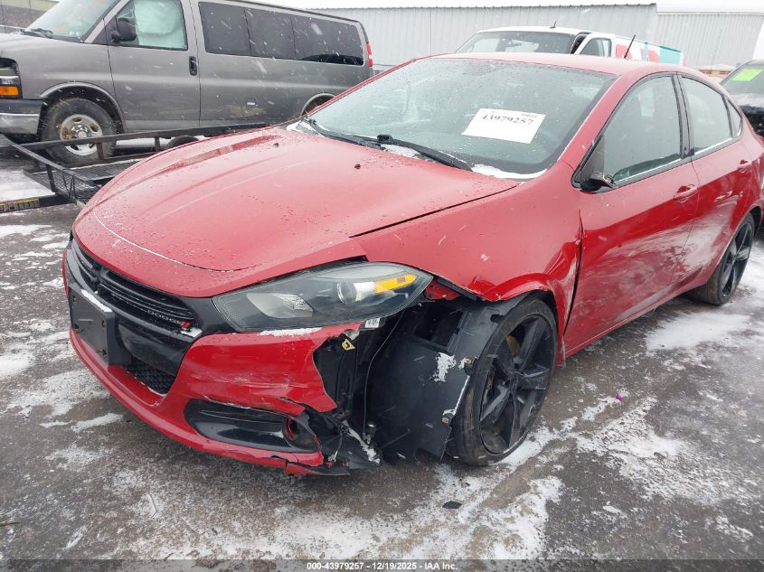 2016 Dodge Dart Sxt VIN: 1C3CDFBB2GD516743 Lot: 43979257