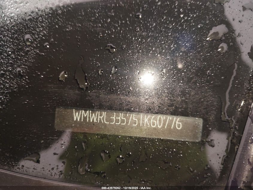 2005 Mini Cooper VIN: WMWRC33575TK60776 Lot: 43979262