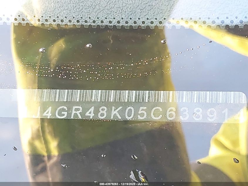 2005 Jeep Grand Cherokee Laredo VIN: 1J4GR48K05C638914 Lot: 43979263